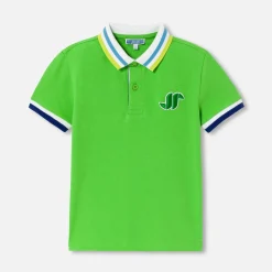 Jacadi Polo manches courtes enfant garçon - VERT TREFLE New