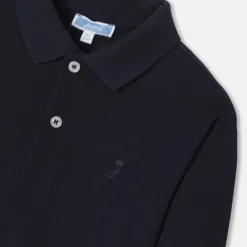Jacadi Polo manches longues enfant garçon - marine MARINE JACADI