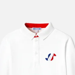 Jacadi Polo manches longues enfant garçon - blanc BLANC JACADI