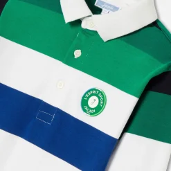 Jacadi Polo manches longues enfant garçon - lore VERT/MULTICO Outlet