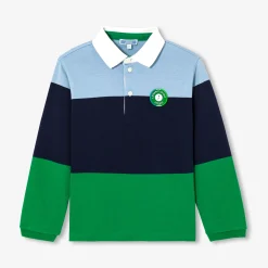 Jacadi Polo manches longues enfant - lore VERT/MULTICO Best