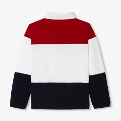 Jacadi Polo manches longues enfant - lore ROUGE/MULTICO Outlet