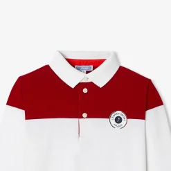 Jacadi Polo manches longues enfant - lore ROUGE/MULTICO Outlet