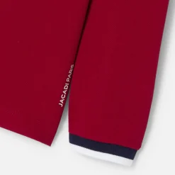 Jacadi Polo manches longues enfant garçon - POURPRE Clearance