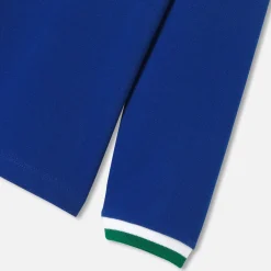 Jacadi Polo manches longues enfant garçon - BLEU RIVAGE Hot
