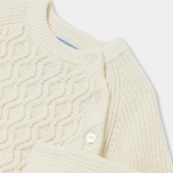 Jacadi Pull bébé garçon - blanc doux BLANC DOUX JACADI Clearance