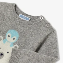 Jacadi Pull bébé garçon en cachemire - gris chine clair GRIS CHINE CLAIR JACADI Hot