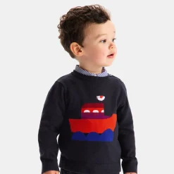 Jacadi Pull bébé garçon en tricot - marine MARINE JACADI Online