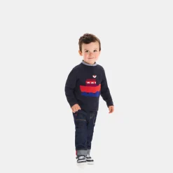 Jacadi Pull bébé garçon en tricot - marine MARINE JACADI Online