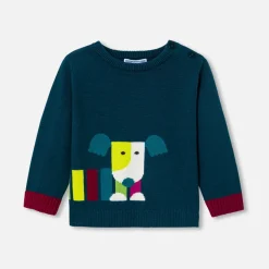 Jacadi Pull bébé garçon en tricot - ENCRE
