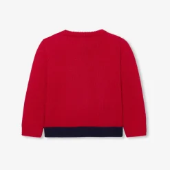 Jacadi Pull bébé garçon intarsia flocon - ROUGE BRIQUE Sale