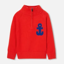 Jacadi Pull camionneur enfant garçon - ROUGE VIF Outlet