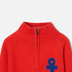 Jacadi Pull camionneur enfant garçon - ROUGE VIF Outlet