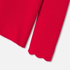 Jacadi Pull col roulé enfant fille - rouge ROUGE JACADI New