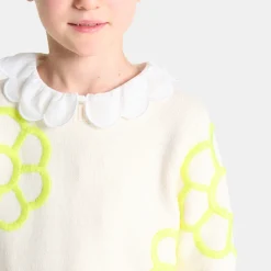 Jacadi Pull court enfant fille - blanc doux BLANC DOUX JACADI New