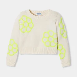 Jacadi Pull court enfant fille - blanc doux BLANC DOUX JACADI New