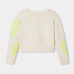 Jacadi Pull court enfant fille - blanc doux BLANC DOUX JACADI New