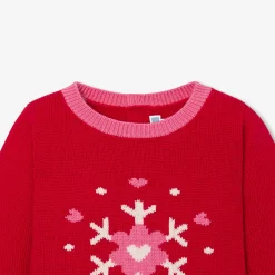 Jacadi Pull de Noël bébé fille - rouge ROUGE JACADI