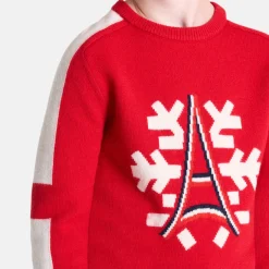 Jacadi Pull de Noël enfant garçon - ROUGE BRIQUE Discount