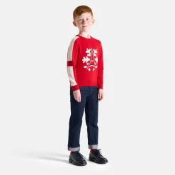 Jacadi Pull de Noël enfant garçon - ROUGE BRIQUE Discount