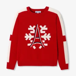 Jacadi Pull de Noël enfant garçon - ROUGE BRIQUE Discount