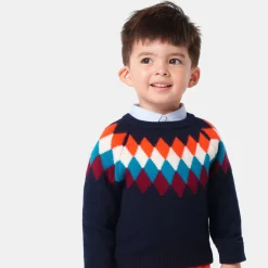 Jacadi Pull en jacquard bébé garçon - lore MARINE/MULTICO Online