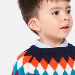 Jacadi Pull en jacquard bébé garçon - lore MARINE/MULTICO Online