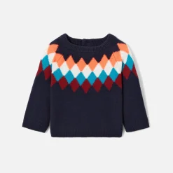 Jacadi Pull en jacquard bébé garçon - lore MARINE/MULTICO Online
