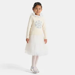 Jacadi Pull enfant fille en cachemire - blanc doux BLANC DOUX JACADI Discount