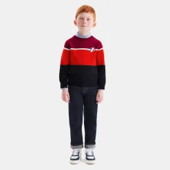 Jacadi Pull enfant garçon color block - MARINE/ROUGE Clearance