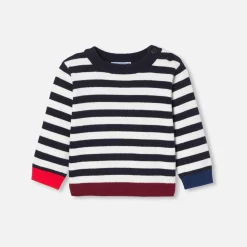 Jacadi Pull marinière bébé garçon - MARINE/BLANC Online