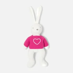 Jacadi Pull pour peluche lapin moyen modèle - Love Maille - ROSE New