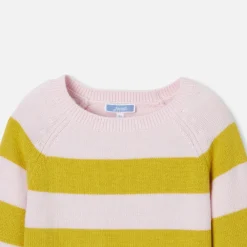 Jacadi Pull rayé enfant fille - ROSE/VERT Discount