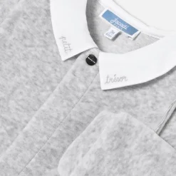 Jacadi Pyjama bébé en velours - gris chine clair GRIS CHINE CLAIR JACADI Clearance