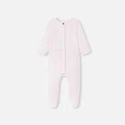 Jacadi Pyjama bébé fille en interlock - rose pale ROSE PALE JACADI Clearance