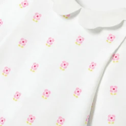 Jacadi Pyjama bébé fille en molleton - lore BLANC/MULTICO Online