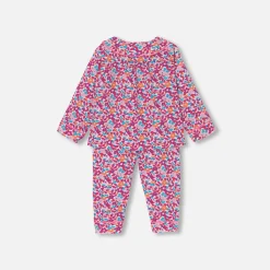 Jacadi Pyjama bébé fille en Tissu Liberty - lore ROSE/MULTICO New