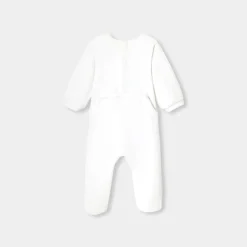 Jacadi Pyjama bébé fille en velours bouclette - blanc BLANC JACADI Sale