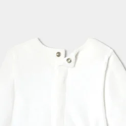 Jacadi Pyjama bébé fille en velours bouclette - blanc BLANC JACADI Sale