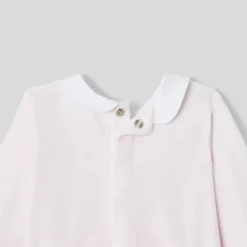 Jacadi Pyjama bébé fille en velours bouclette - rose pale ROSE PALE JACADI Sale