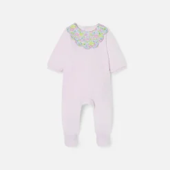 Jacadi Pyjama bébé fille en velours - rose pale ROSE PALE JACADI Online