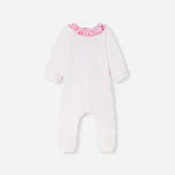 Jacadi Pyjama bébé fille en velours - rose pale ROSE PALE JACADI New