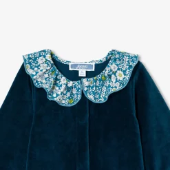 Jacadi Pyjama bébé fille en velours - lore BLEU/MULTICO