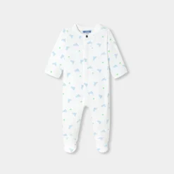 Jacadi Pyjama bébé garçon en interlock - lore BLANC/MULTICO