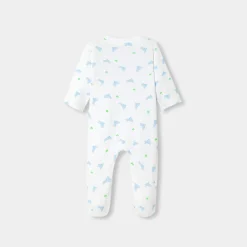 Jacadi Pyjama bébé garçon en interlock - lore BLANC/MULTICO