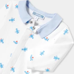 Jacadi Pyjama bébé garçon en interlock - lore BLANC/MULTICO Clearance