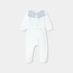 Jacadi Pyjama bébé garçon en velours - blanc BLANC JACADI Online