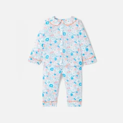 Jacadi Pyjama de Noël bébé fille en tissu Liberty - lore MULTICO
