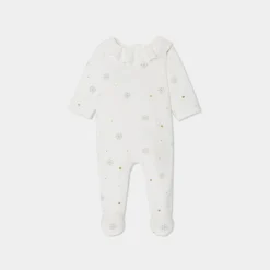 Jacadi Pyjama de Noël bébé fille en velours - blanc doux BLANC DOUX JACADI Best
