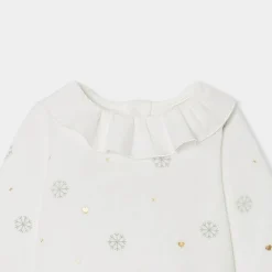 Jacadi Pyjama de Noël bébé fille en velours - blanc doux BLANC DOUX JACADI Best